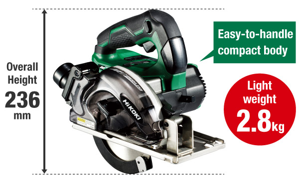 Easy-to-handle compact body